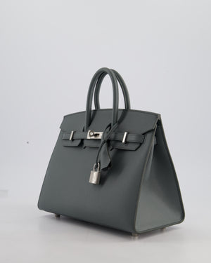 Hermès Birkin 25cm Sellier Bag in Vert Amande Togo Leather with Palladium Hardware