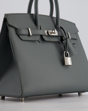 Hermès Birkin 25cm Sellier Bag in Vert Amande Togo Leather with Palladium Hardware