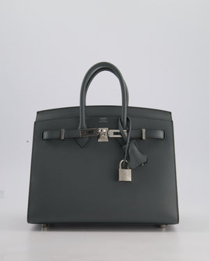 Hermès Birkin 25cm Sellier Bag in Vert Amande Togo Leather with Palladium Hardware