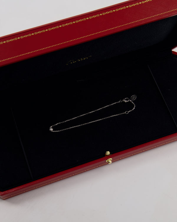 Cartier White Gold D'Amour Bracelet with a Brilliant-cut Diamond, Mini Model RRP £820