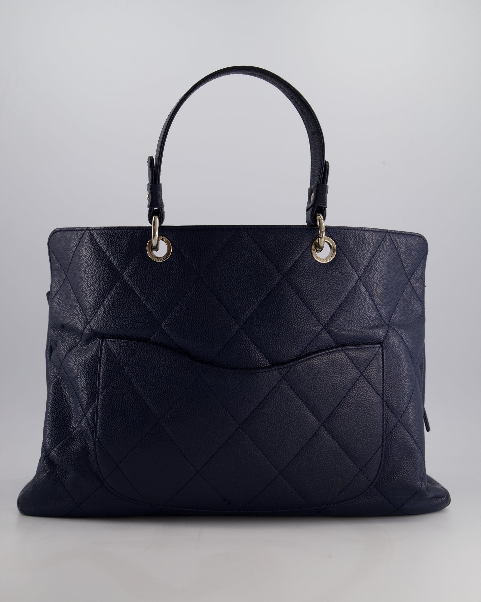 【CHANEL】chanel navy caviar gst shoulder bag★トートバッグ ll09465_chanel_black_leather_s