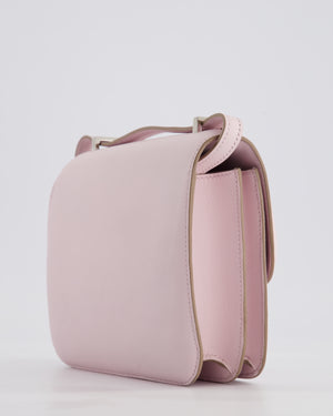 *FIRE PRICE* Hermès Constance III Mini 18cm Miroir Bag in Pauve Pale Swift Leather with Palladium Hardware