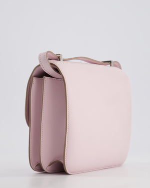 *FIRE PRICE* Hermès Constance III Mini 18cm Miroir Bag in Pauve Pale Swift Leather with Palladium Hardware