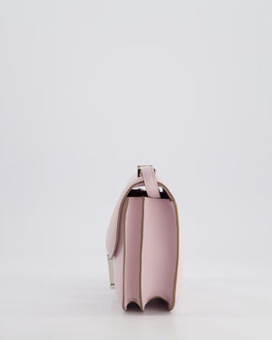 *FIRE PRICE* Hermès Constance III Mini 18cm Miroir Bag in Pauve Pale Swift Leather with Palladium Hardware