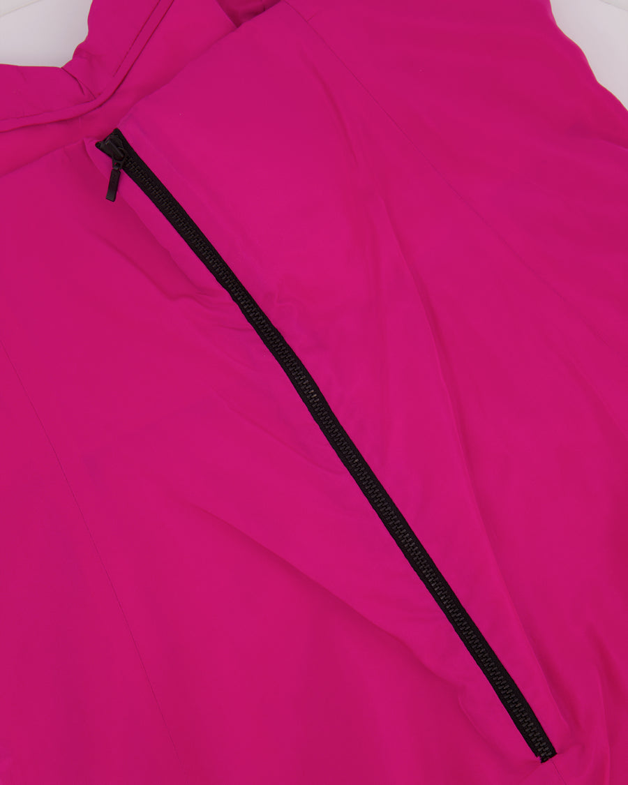 Carmen March Fucsia with Bows Sleeveless Dress Size 40 (UK12)