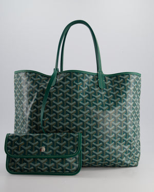 Goyard Green PM Saint Louis Tote Bag in Goyardine Canvas