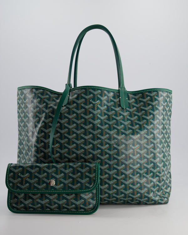 Goyard Green PM Saint Louis Tote Bag in Goyardine Canvas