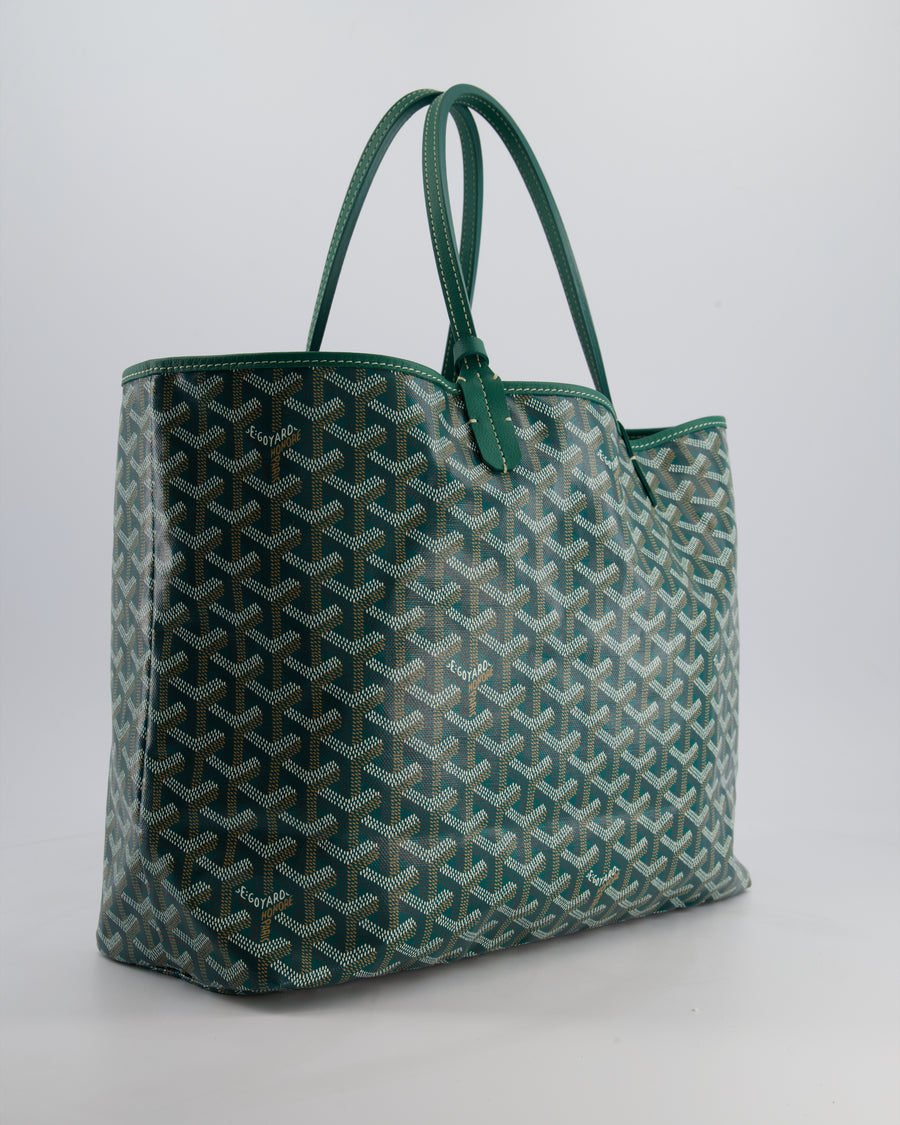 Goyard Green PM Saint Louis Tote Bag in Goyardine Canvas