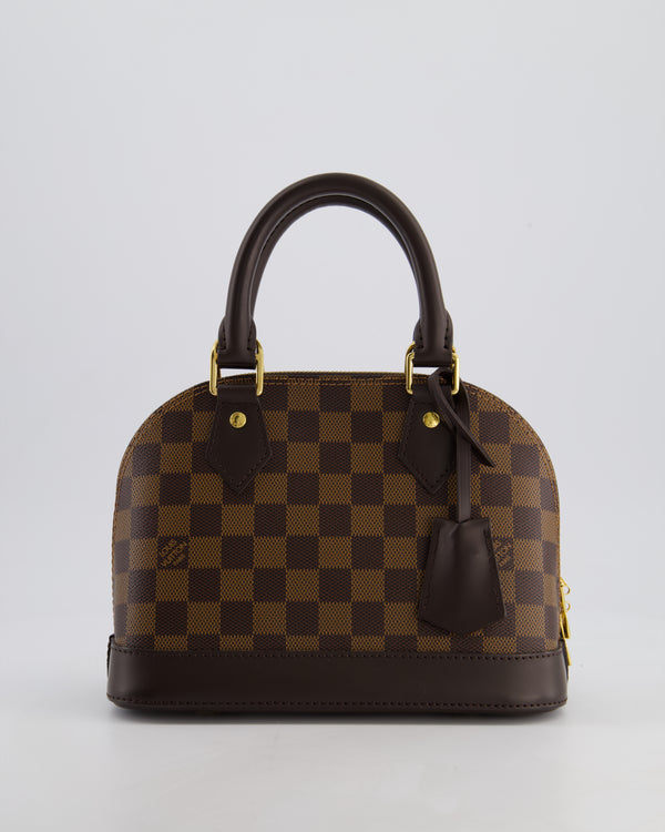 Louis Vuitton Brown Alma BB in Damier Canvas with Gold Hardware RRP £1,450