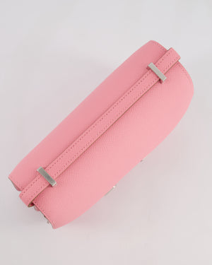 *HOT* Hermès Constance III Mini 18cm Miroir Bag in Rose Confetti Epsom Leather with Palladium Hardware