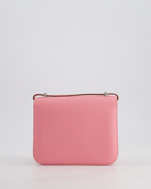 *HOT* Hermès Constance III Mini 18cm Miroir Bag in Rose Confetti Epsom Leather with Palladium Hardware