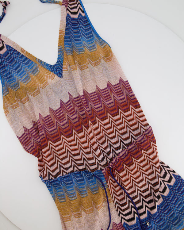 Missoni Mare Multicolour Maxi Sleeveless Jumpsuit Size IT 44 (UK 12)