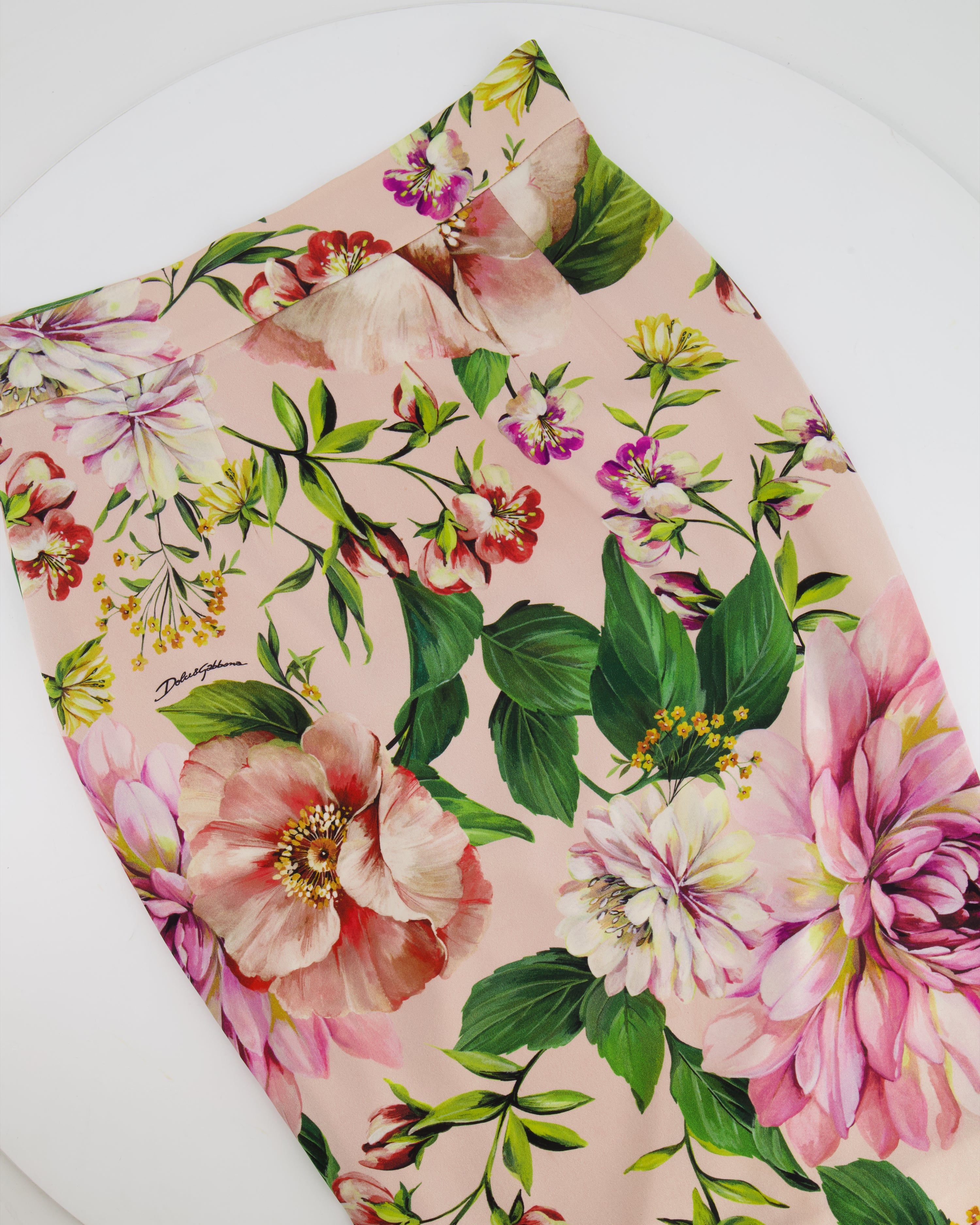 【DOLCE & GABBANA】 D&G フローラルプリント マキシスカート DOLCE & GABBANA】 D&G フローラルプリント マキシスカート Long