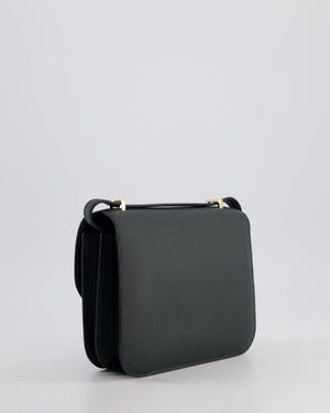 *HOT* Hermès Constance III Mini 18cm Miroir Bag in Vert Mangrove Epsom Leather with Permabrass Hardware