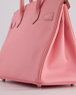 Hermès Birkin 30cm Retourne Bag in Rose Confetti Epsom Leather with Palladium Hardware