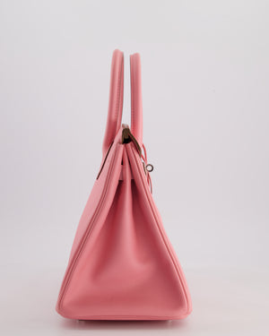 Hermès Birkin 30cm Retourne Bag in Rose Confetti Epsom Leather with Palladium Hardware