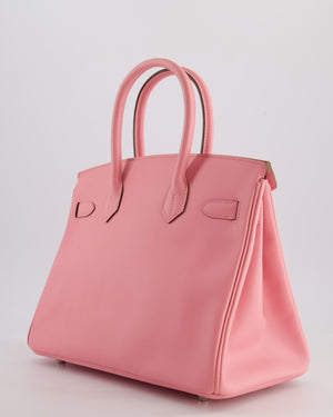 Hermès Birkin 30cm Retourne Bag in Rose Confetti Epsom Leather with Palladium Hardware
