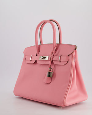 Hermès Birkin 30cm Retourne Bag in Rose Confetti Epsom Leather with Palladium Hardware