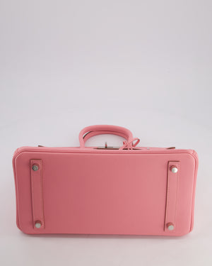 Hermès Birkin 30cm Retourne Bag in Rose Confetti Epsom Leather with Palladium Hardware