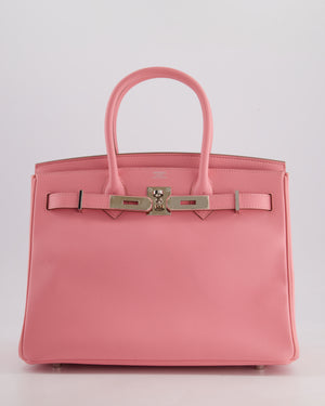 Hermès Birkin 30cm Retourne Bag in Rose Confetti Epsom Leather with Palladium Hardware