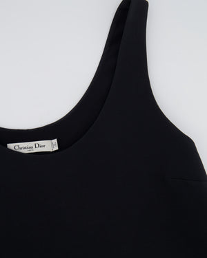 Dior Black Sleeveless Wool and Silk Mini Dress Size FR 40 (UK 12) RRP £2,000