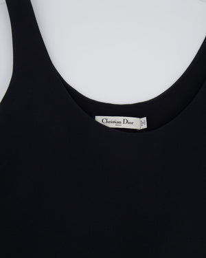 Dior Black Sleeveless Wool and Silk Mini Dress Size FR 40 (UK 12) RRP £2,000
