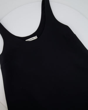 Dior Black Sleeveless Wool and Silk Mini Dress Size FR 40 (UK 12) RRP £2,000
