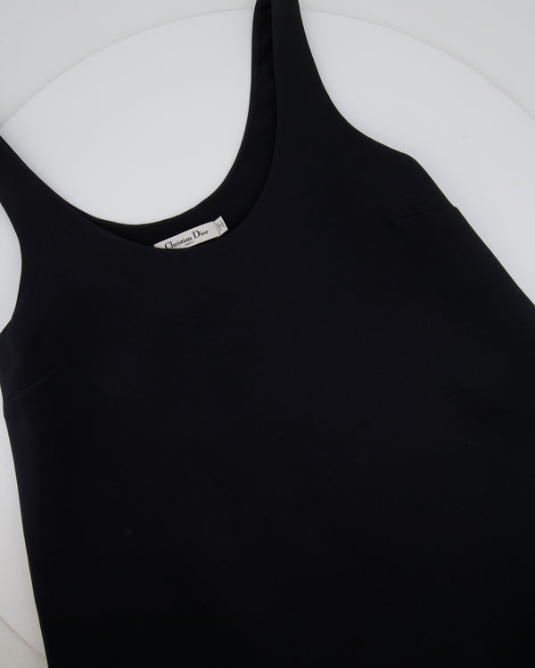 Dior Black Sleeveless Wool and Silk Mini Dress Size FR 40 (UK 12) RRP £2,000