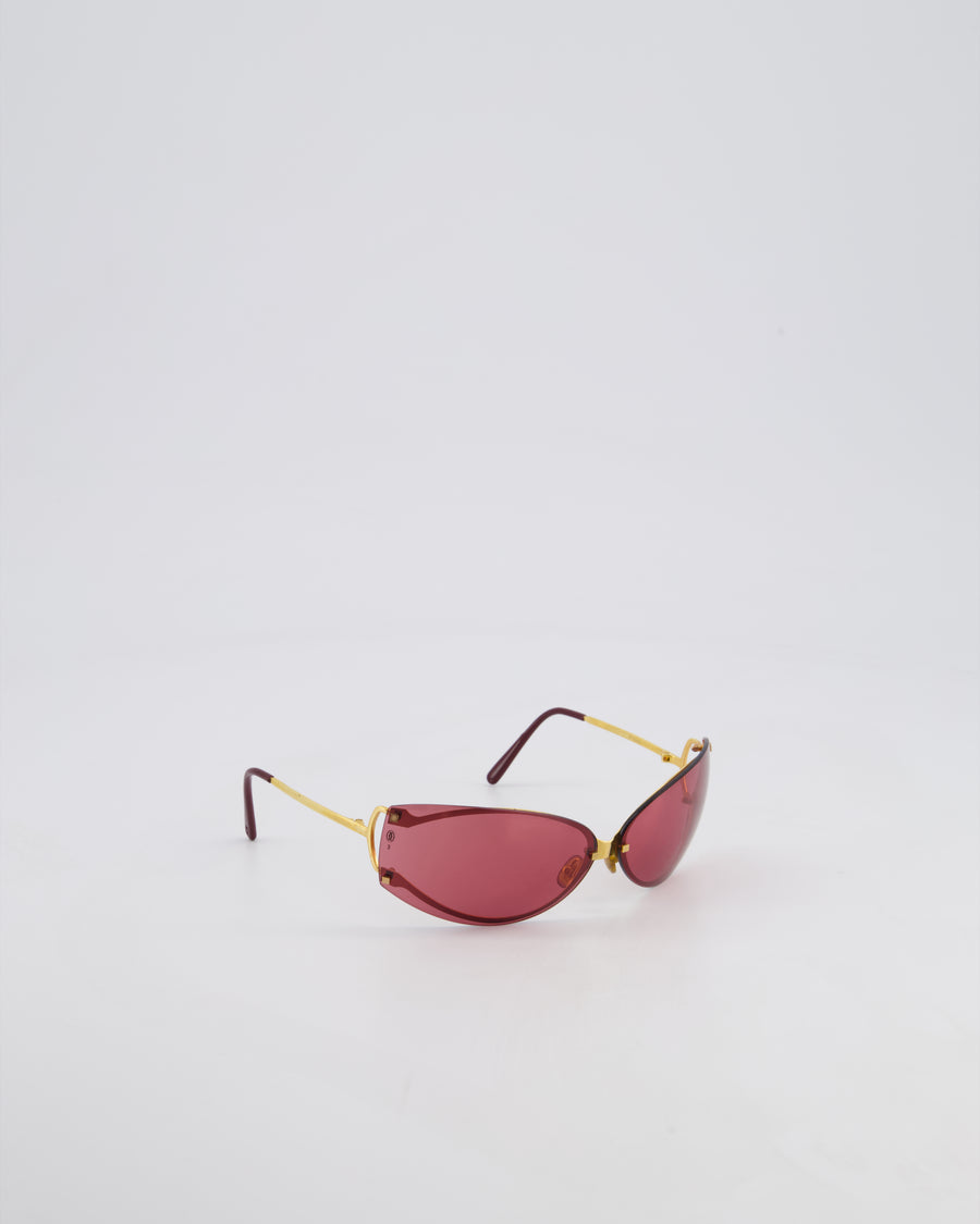 Cartier Vintage Pasha De Santos Oval Sunglasses