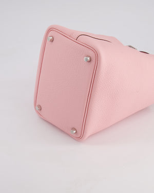 *SUPER HOT* Hermès Picotin Lock Bag 18cm in Rose Sakura Clemence Leather with Palladium Hardware