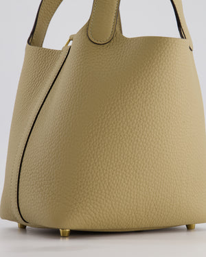 *HOT COLOUR* Hermès Picotin Lock Bag 18cm in Trench Clemence Leather with Gold Hardware