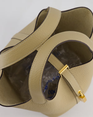 *HOT COLOUR* Hermès Picotin Lock Bag 18cm in Trench Clemence Leather with Gold Hardware