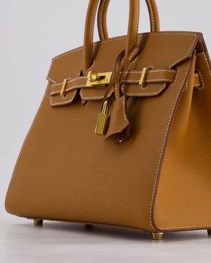 *HOLY GRAIL* Hermès Birkin 25 Sellier Bag in Gold Epsom Leather with Gold Hardware