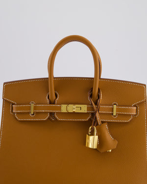 *HOLY GRAIL* Hermès Birkin 25 Sellier Bag in Gold Epsom Leather with Gold Hardware
