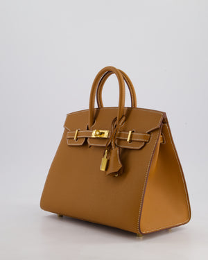 *HOLY GRAIL* Hermès Birkin 25 Sellier Bag in Gold Epsom Leather with Gold Hardware