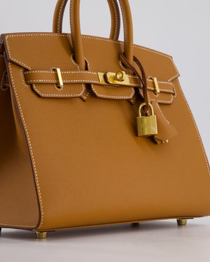 *HOLY GRAIL* Hermès Birkin 25 Sellier Bag in Gold Epsom Leather with Gold Hardware