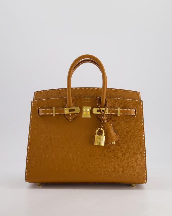 *HOLY GRAIL* Hermès Birkin 25 Sellier Bag in Gold Epsom Leather with Gold Hardware