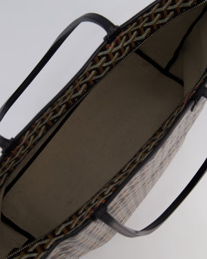 Goyard Black MM Artois Tote Bag in Goyardine Canvas with Silver Zip Detail