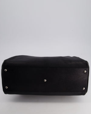 Fendi Large Peekaboo Black Bag with Brushed Gold and Gunmetal Hardware