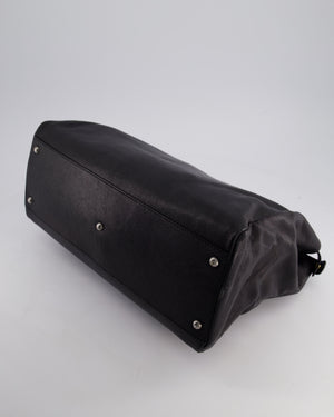Fendi Large Peekaboo Black Bag with Brushed Gold and Gunmetal Hardware