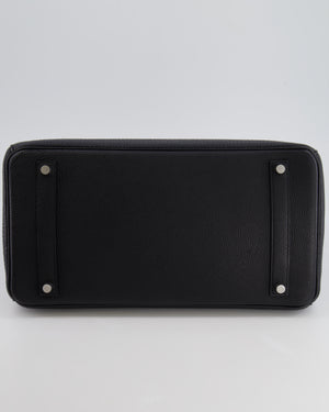 Hermès Birkin 35 Retourne Bag Black in Togo Leather with Palladium Hardware