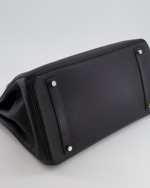 Hermès Birkin 35 Retourne Bag Black in Togo Leather with Palladium Hardware