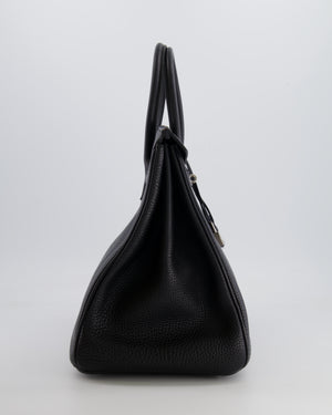 Hermès Birkin 35 Retourne Bag Black in Togo Leather with Palladium Hardware