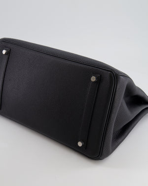 Hermès Birkin 35 Retourne Bag Black in Togo Leather with Palladium Hardware