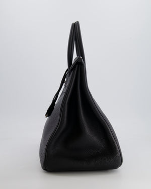 Hermès Birkin 35 Retourne Bag Black in Togo Leather with Palladium Hardware