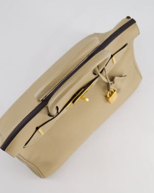 Hermès Birkin 30 Retourne Bag in Trench Togo Leather with Gold Hardware