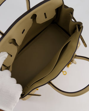 Hermès Birkin 30 Retourne Bag in Trench Togo Leather with Gold Hardware