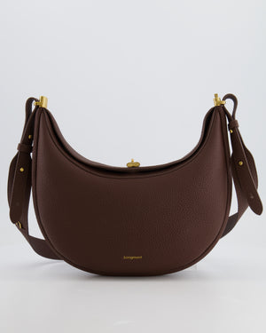 Songmont Brown Luna Shoulder Bag with Gold Hardware