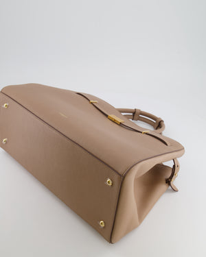 DeMellier Beige The Hudson Tote Bag with Gold Hardware RRP £550