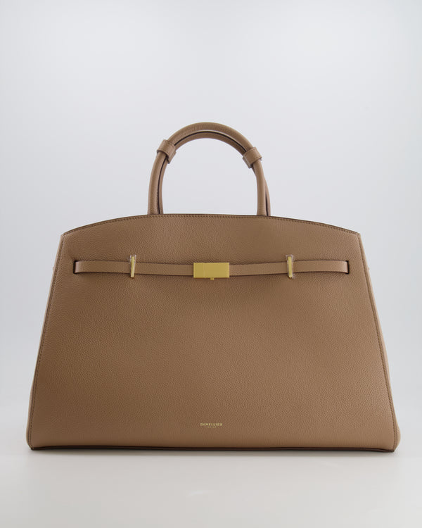 DeMellier Beige The Hudson Tote Bag with Gold Hardware RRP £550